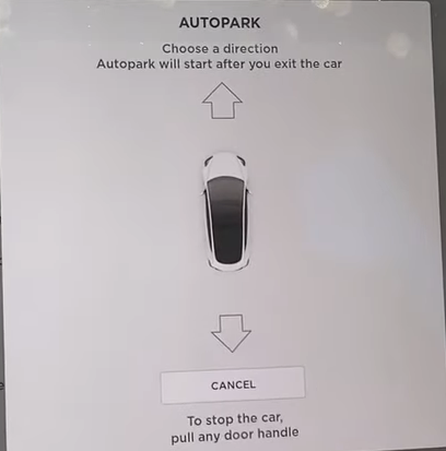 Model 3 deals autopark