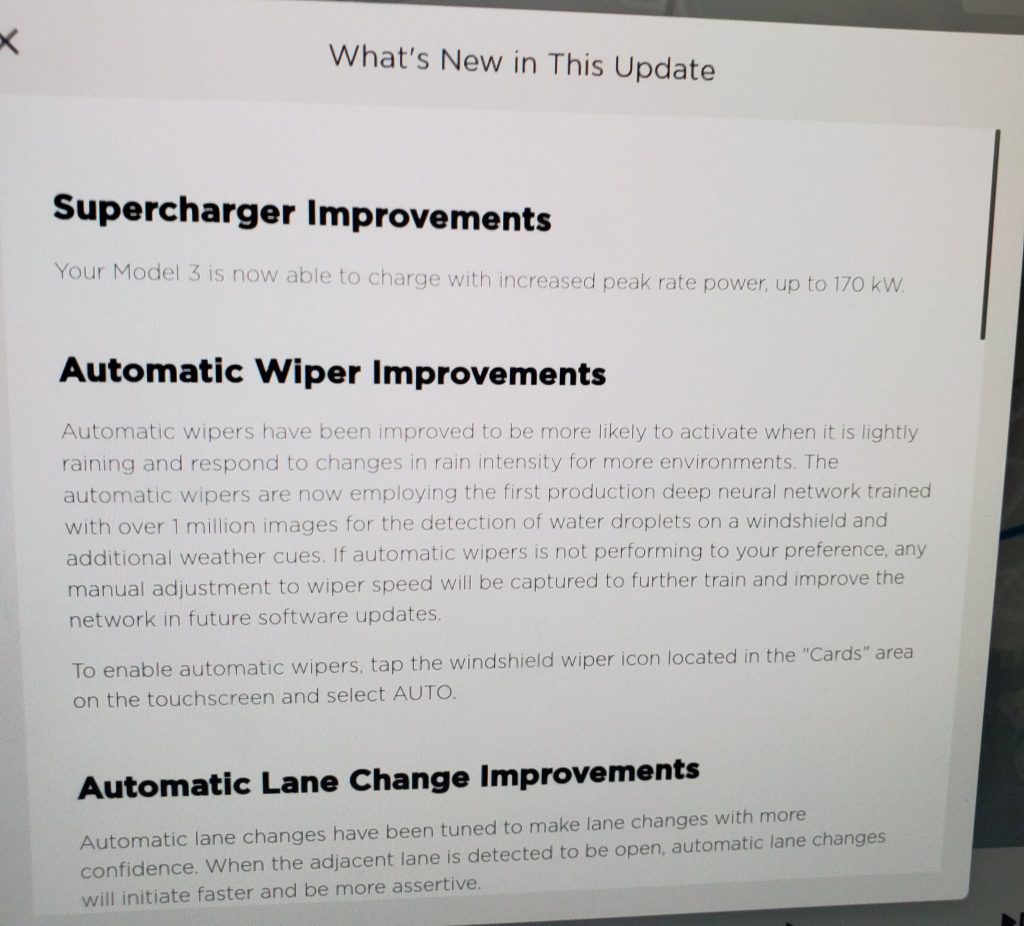 2019 40 Tesla Software Update