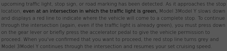 Tesla stop light recognition manual 1