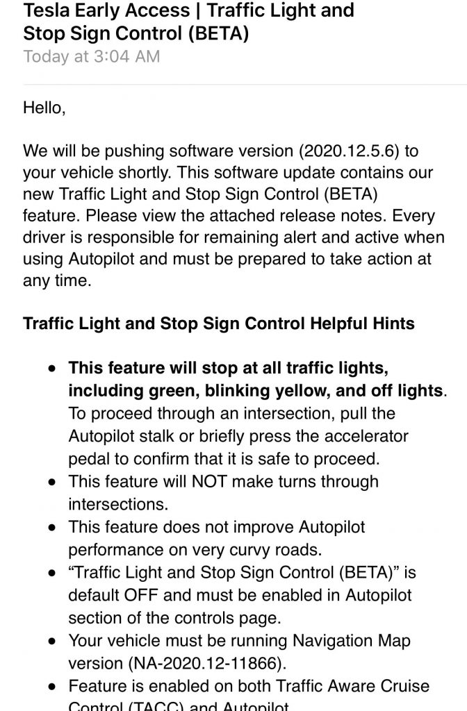 EAP traffic light email