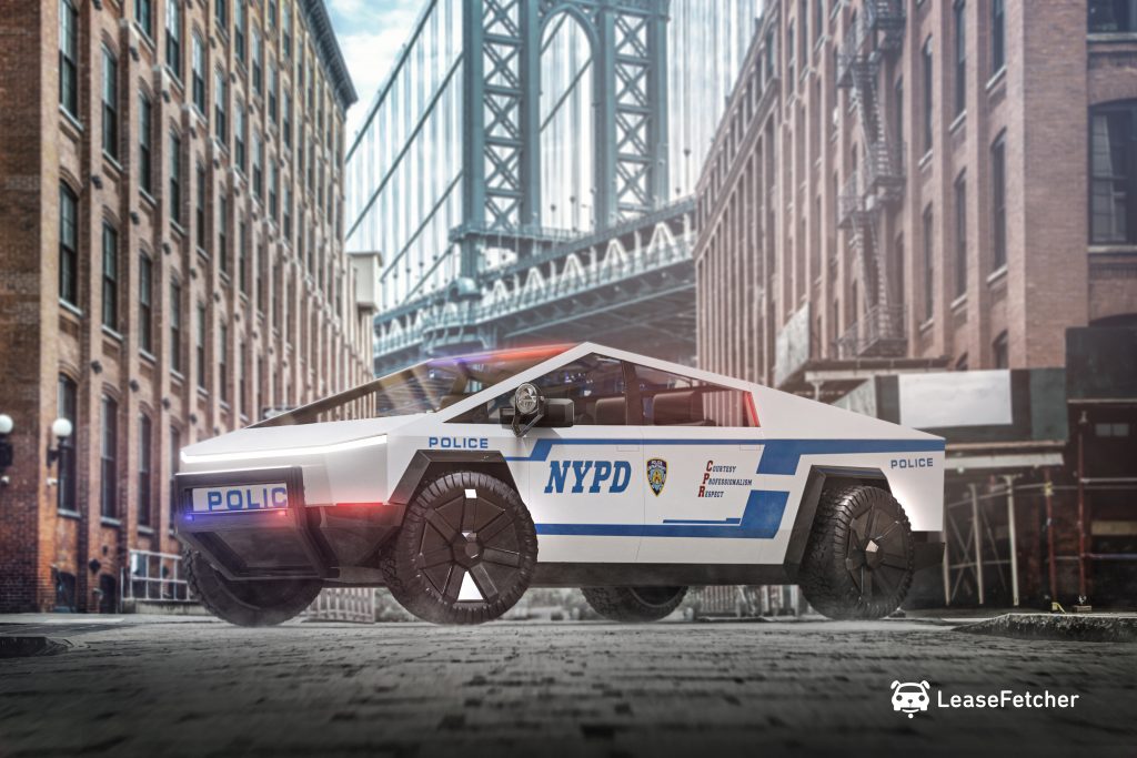 NYPD Cybertruck - LeaseFetcher