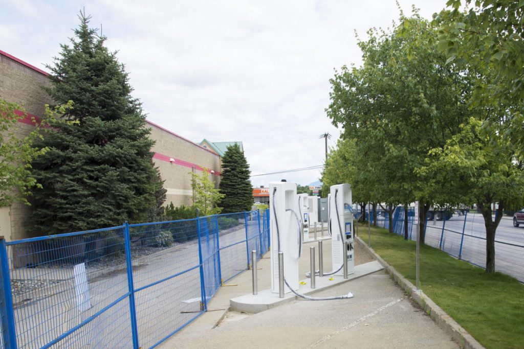 Salmon Arm Electrify Canada chargers