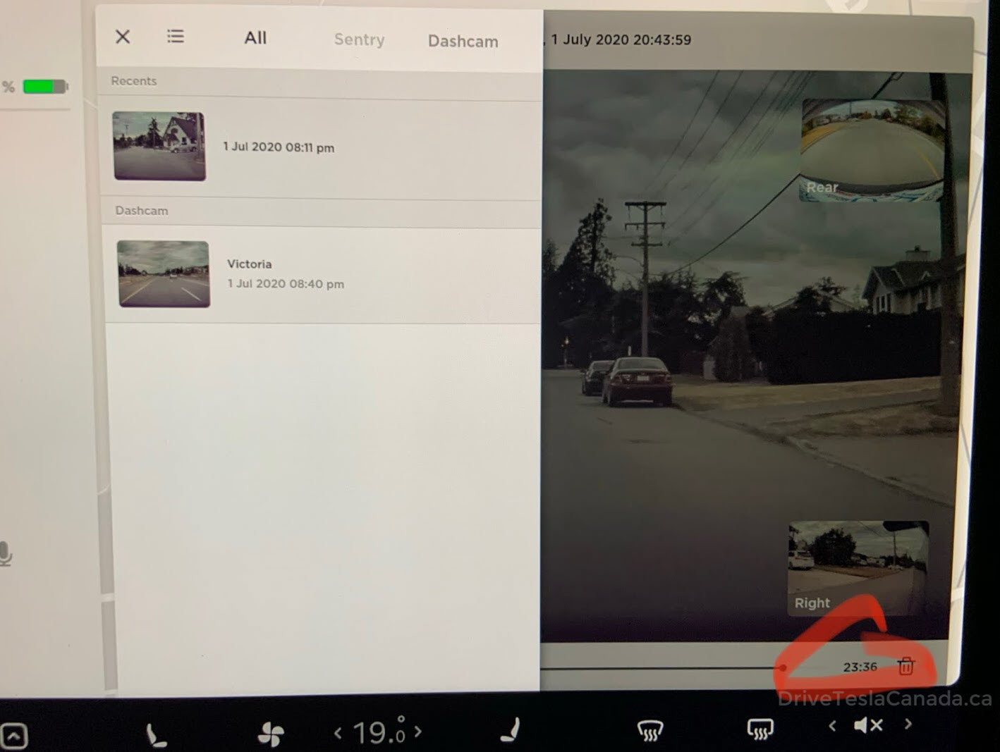 Tesla Dashcam viewer update