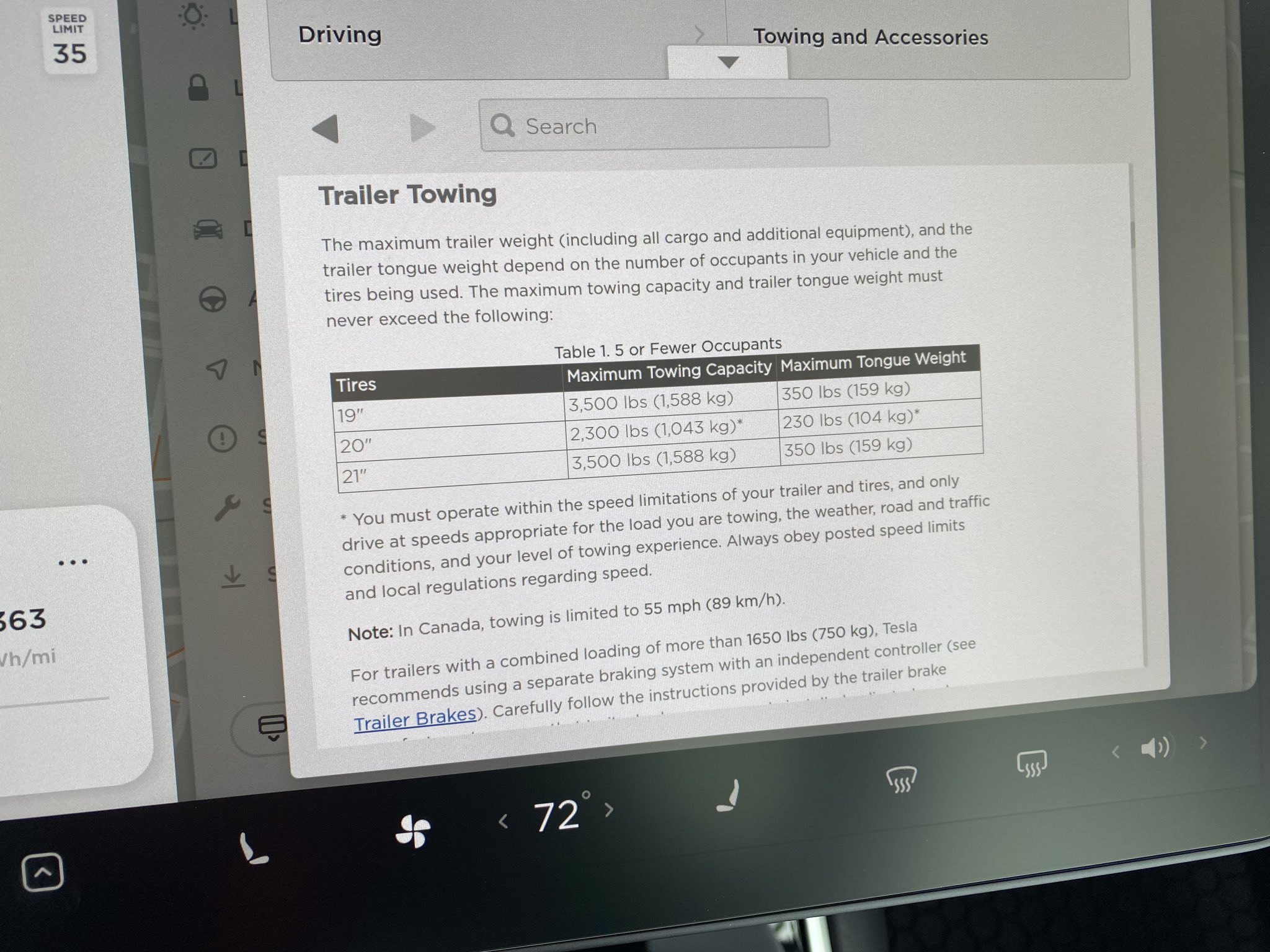 Tesla Model Y tow manual