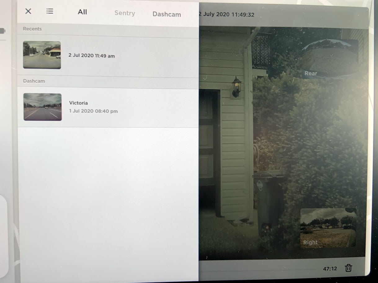 Tesla dashcam viewer