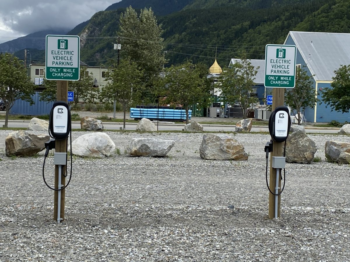 EV charging stations Skagway
