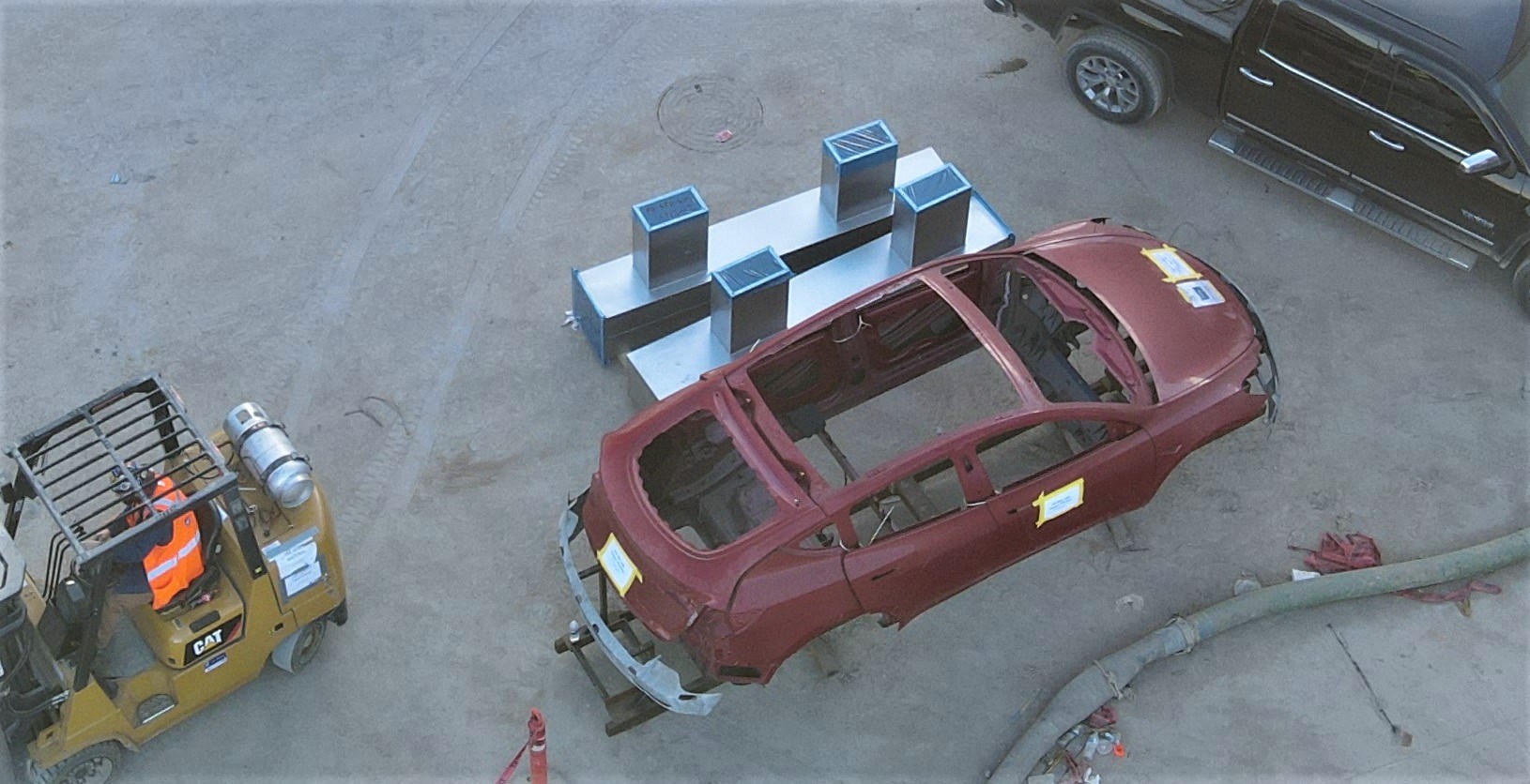 Another Tesla Model Y Body With Space For A Structural Battery Pack