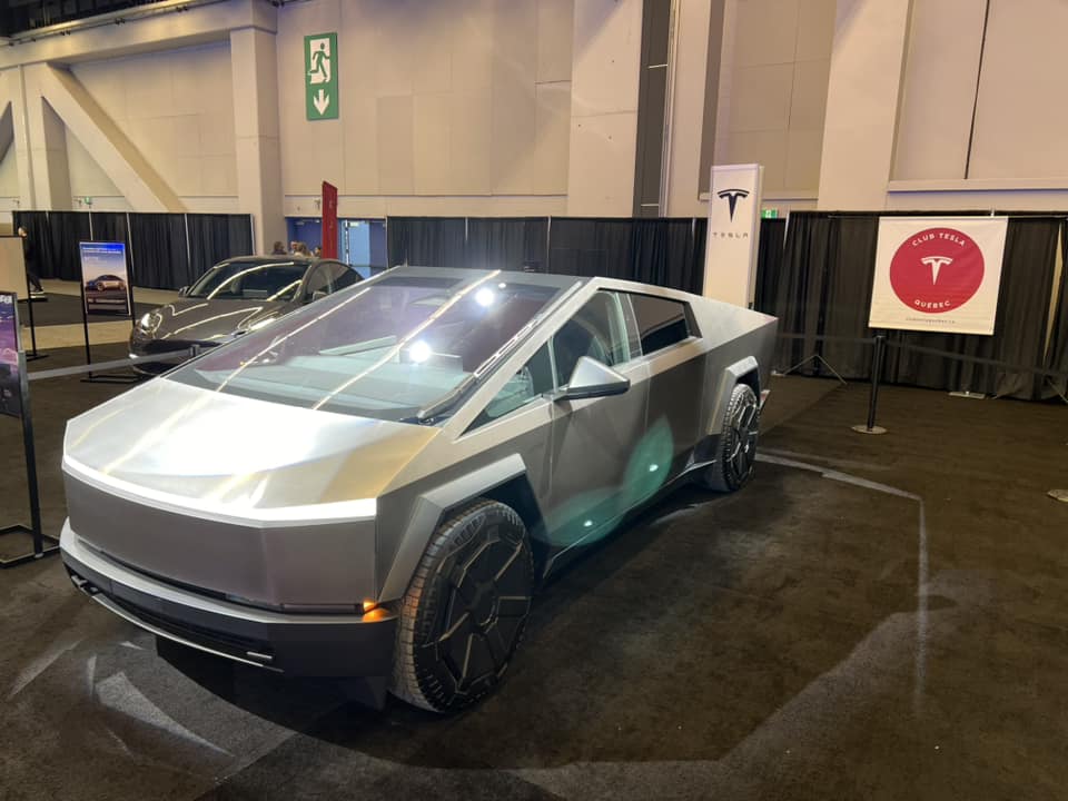 Tesla Cybertruck Makes Its Auto Show Debut At The Montreal