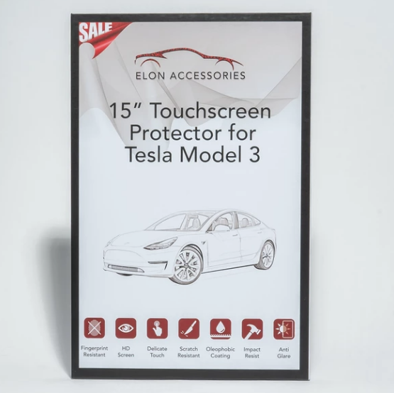 Elon Accessories Premium Quality Touch Screen Protector for Tesla