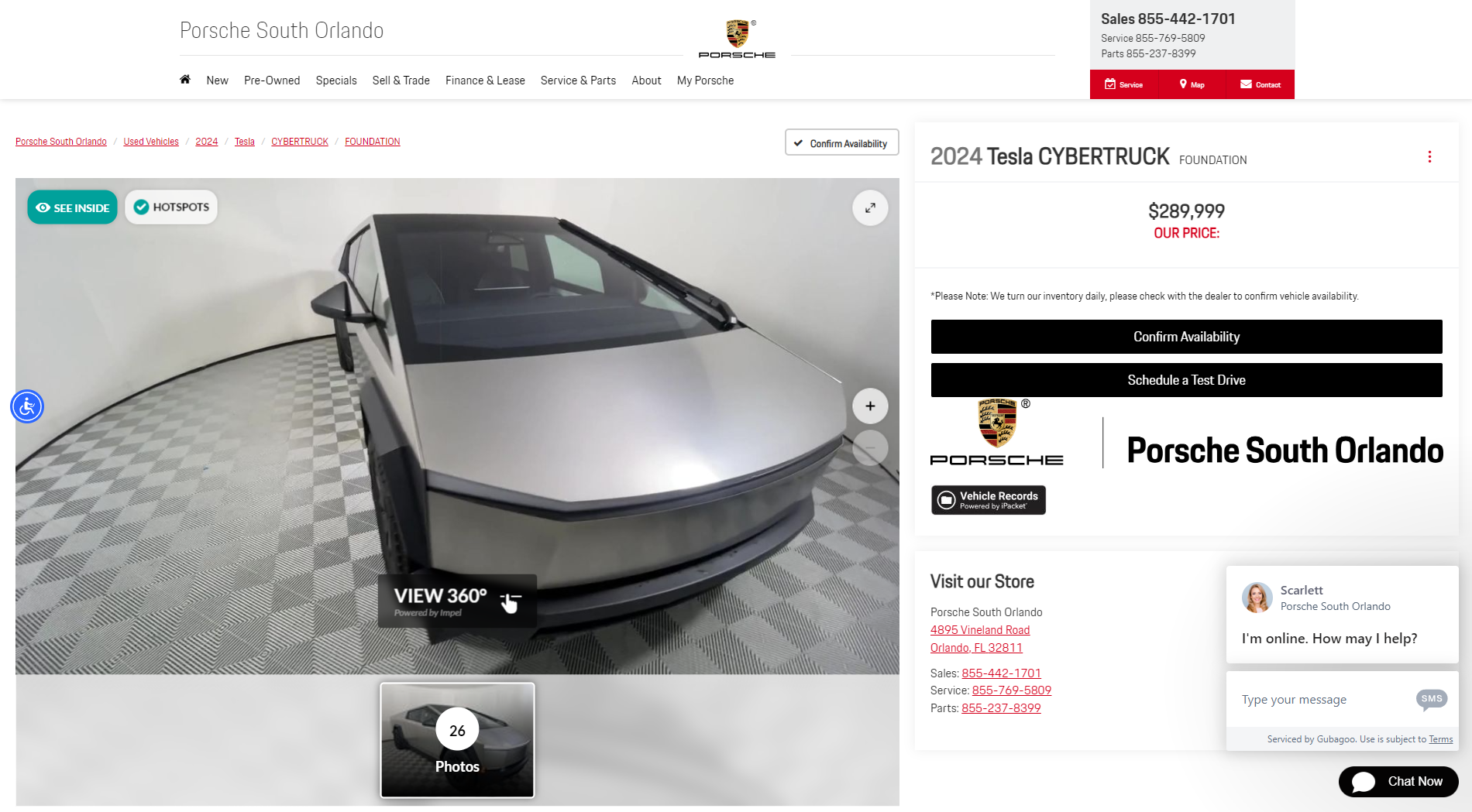 Porsche dealership lists Tesla Cybertruck for $290K - Drive Tesla