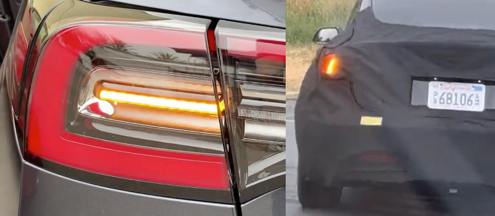 Tesla Model 3 Highland new tail lights inadvertently slips in recent  sighting