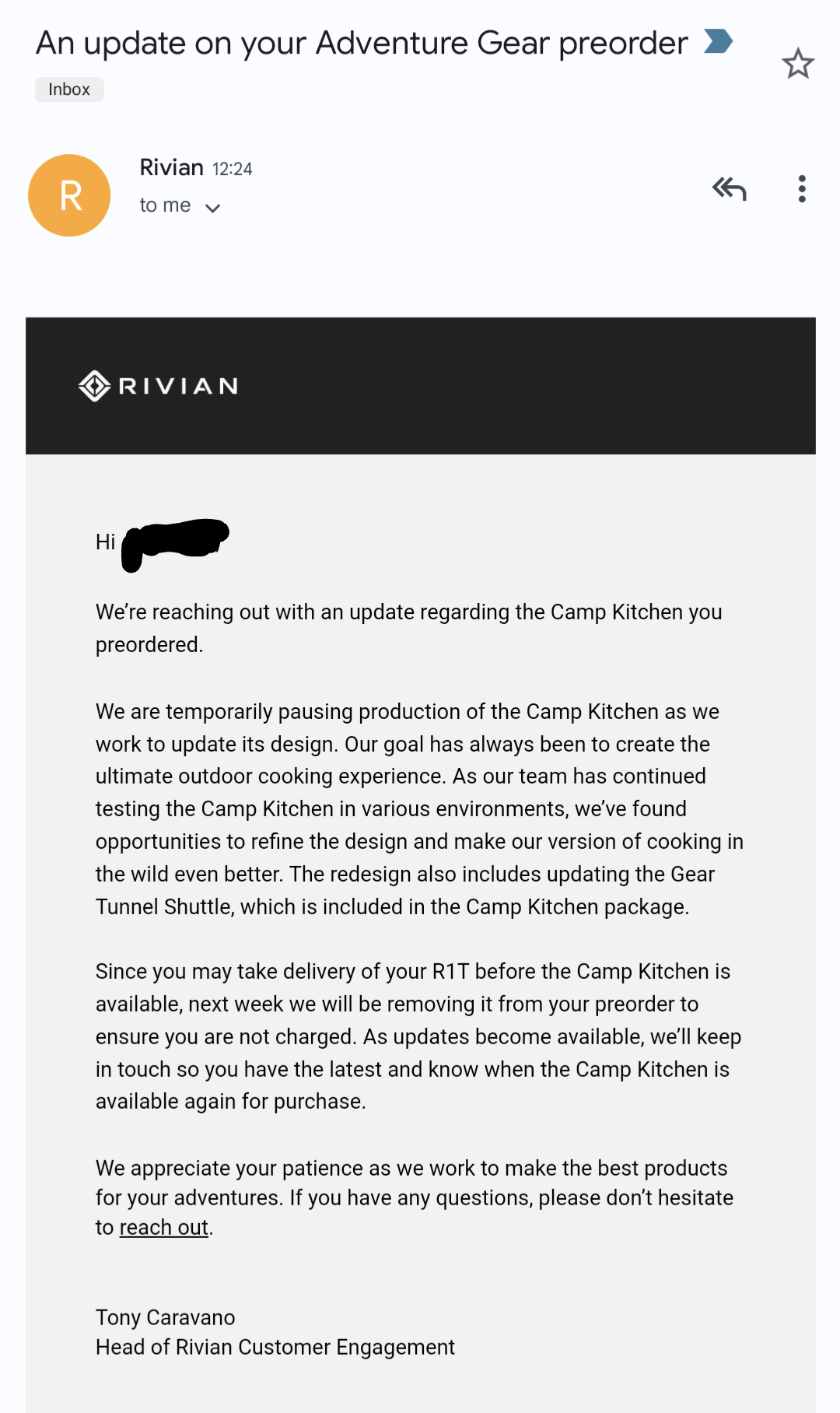 Rivian Removes the Camp Kitchen From Its Gear Shop, It's the End -  autoevolution