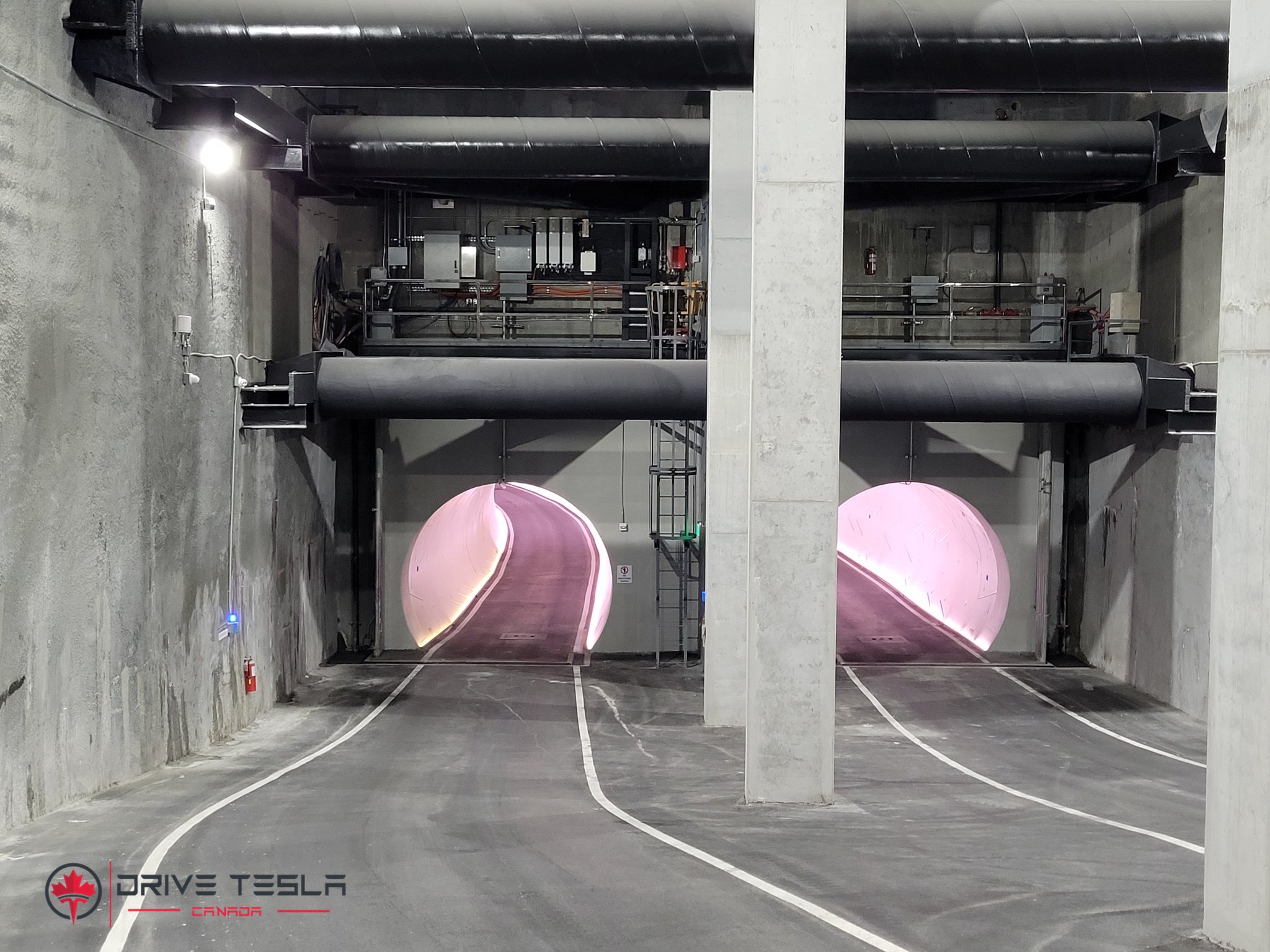 Up Close Look at The Boring Company's LVCC Loop Station #1 and Tunnel in  Las Vegas - Drive Tesla