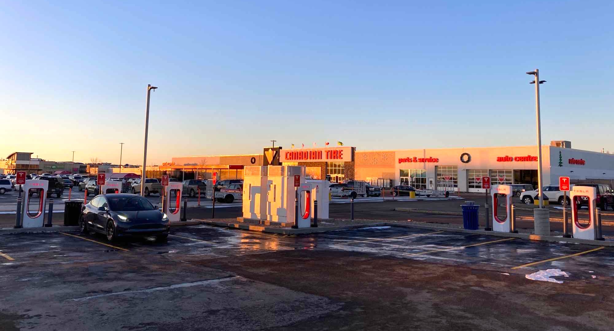 Tesla opens two new Superchargers in Saskatchewan - Drive Tesla