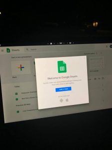 Google Sheets Tesla