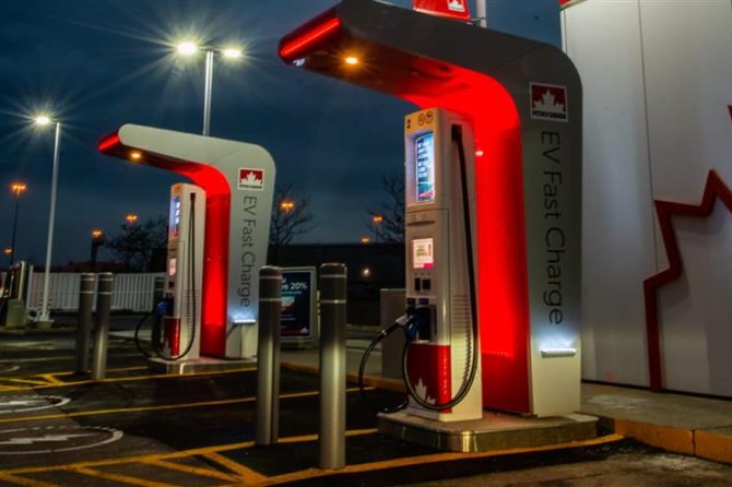 Petro-Canada fast charger DC in Milton Ontartio