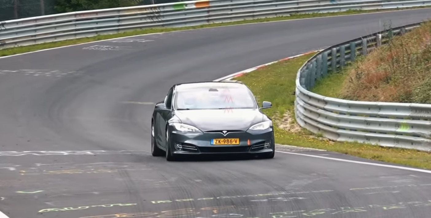 Tesla Model S Filmed At Nürburgring Race Track - Drive Tesla