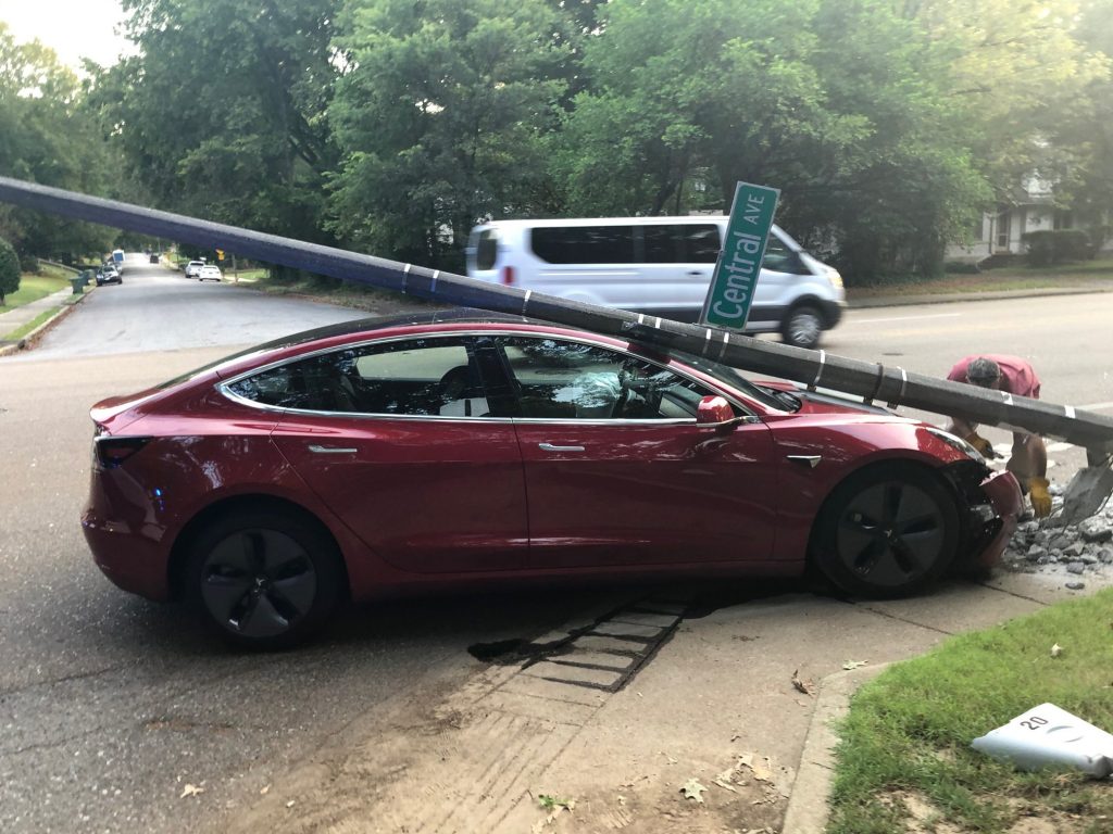 Tesla accident