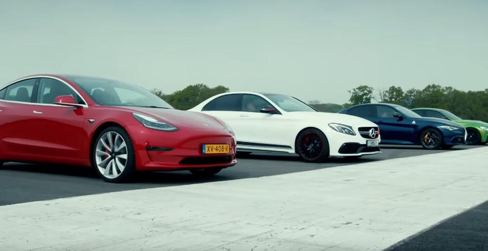 BBC Top Gear Tesla Performance Model 3