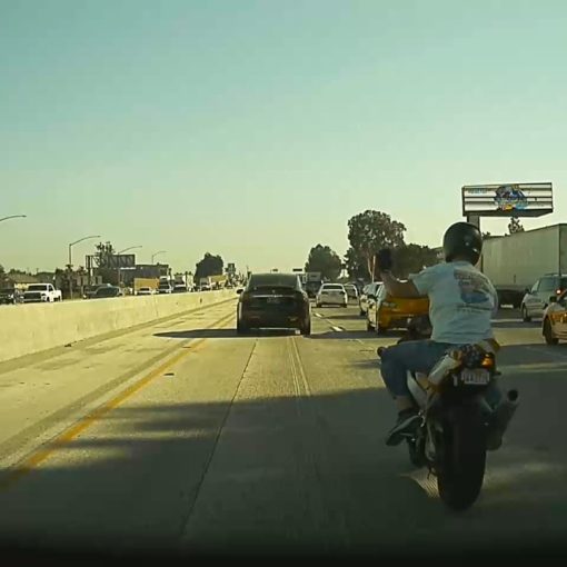 Biker road rage