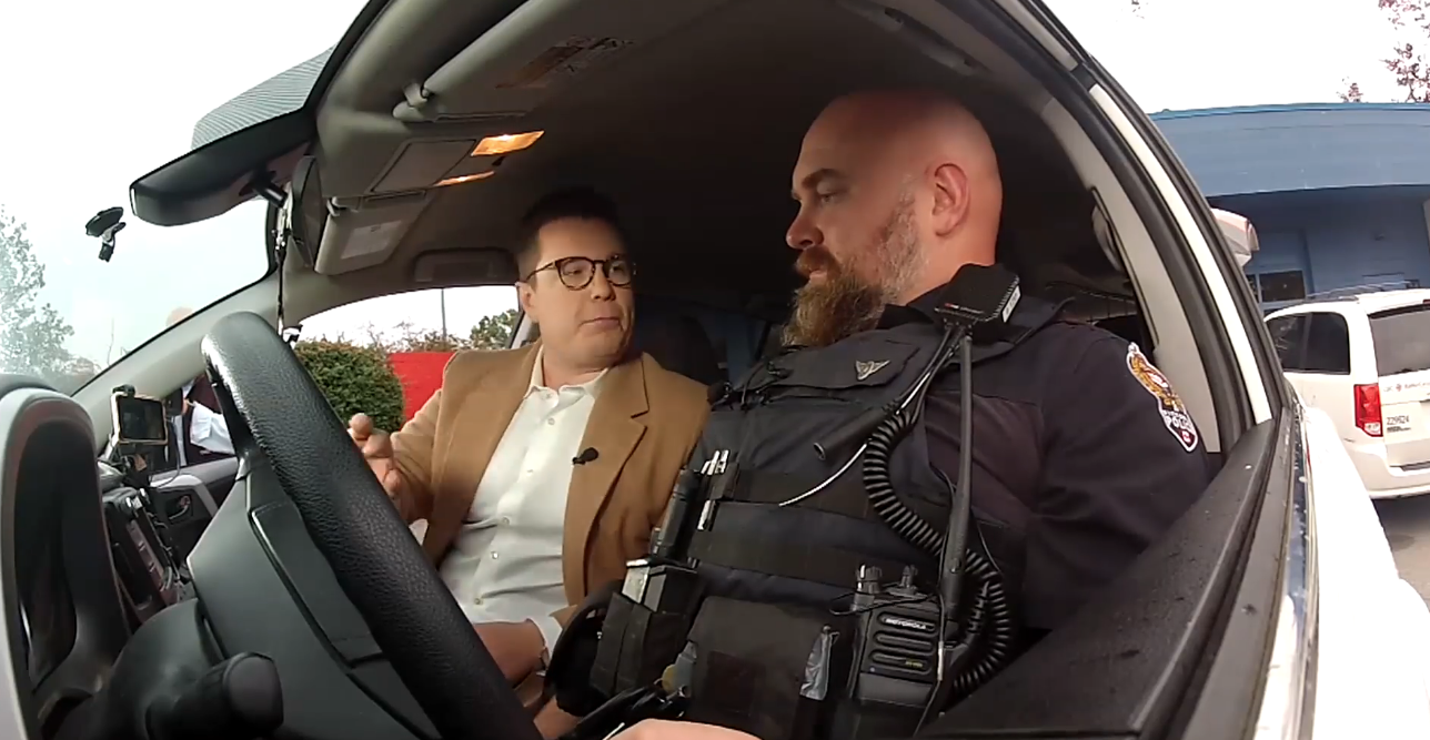 Distracted driving Tesla BC
