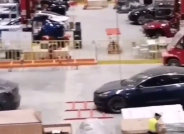 Gigafactory 3 leaked video