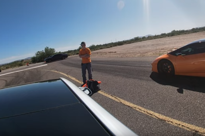 Model 3 Performance vs Lamborghini Huracan