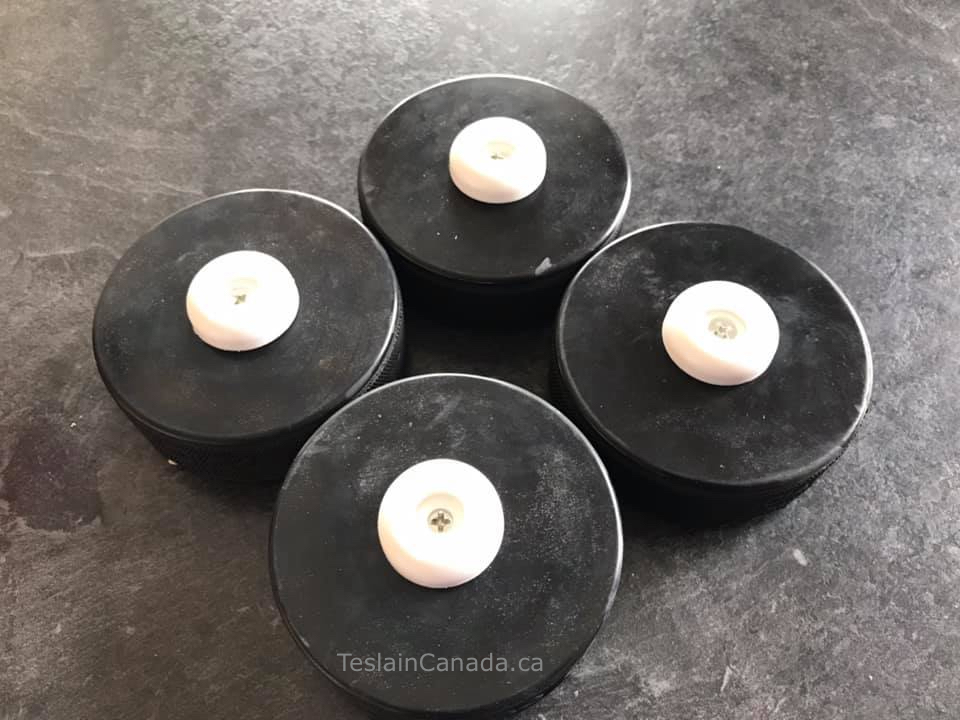 Tesla jack pads from Canadian Tire