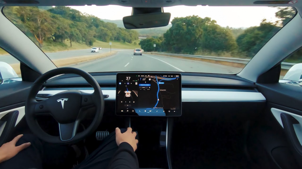 Tesla self driving