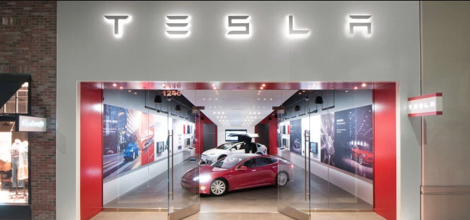 Tesla showroom