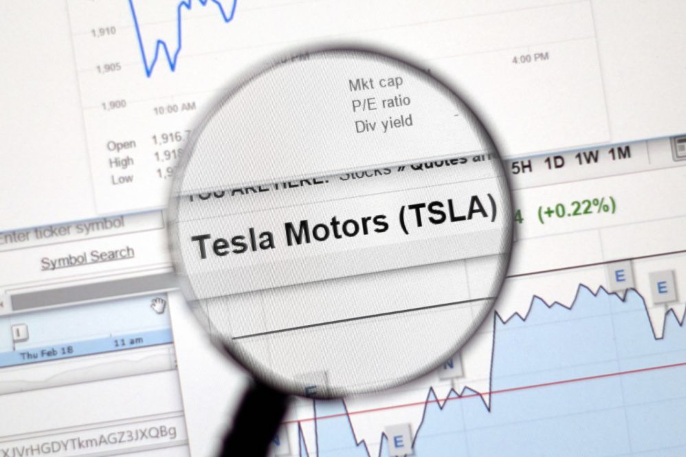 Tesla stock market