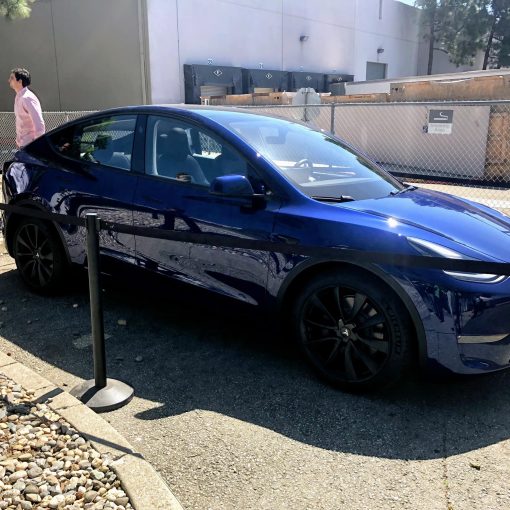 Blue Model Y