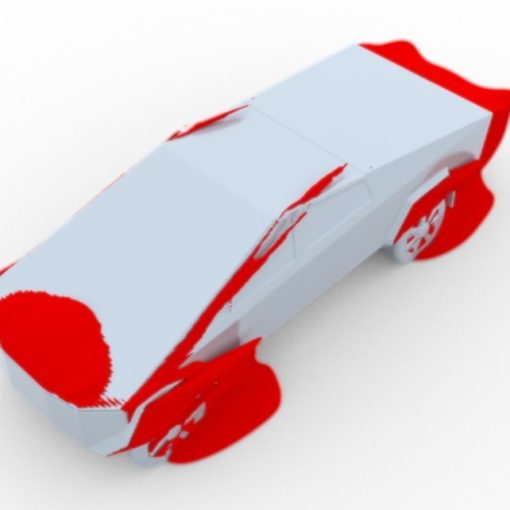 CybeCybertruck wheel arches dragrtruck wheel arches drag