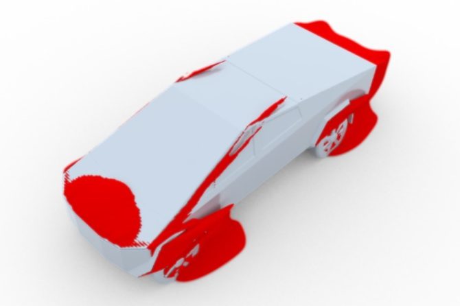 CybeCybertruck wheel arches dragrtruck wheel arches drag