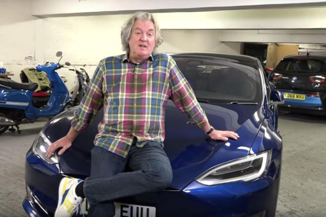 James May Tesla Model S
