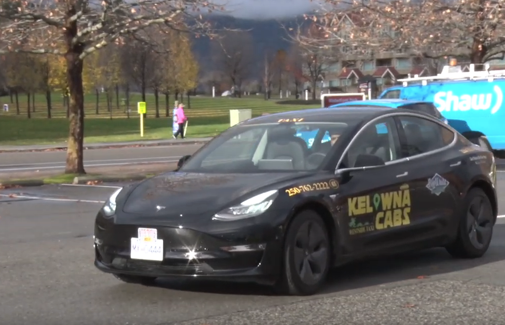 Kelowna Cabs Tesla