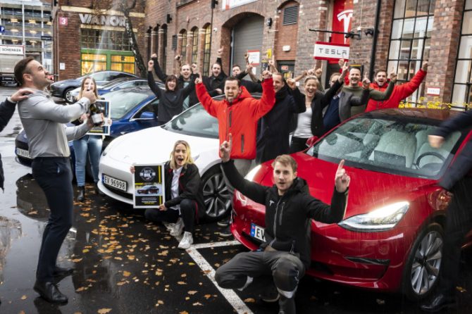 Tesla Model 3 Car of the Year Norway