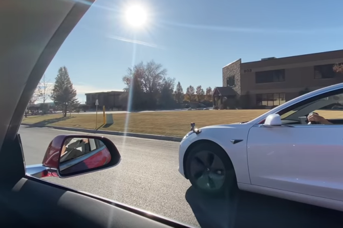 Tesla software update power increase race