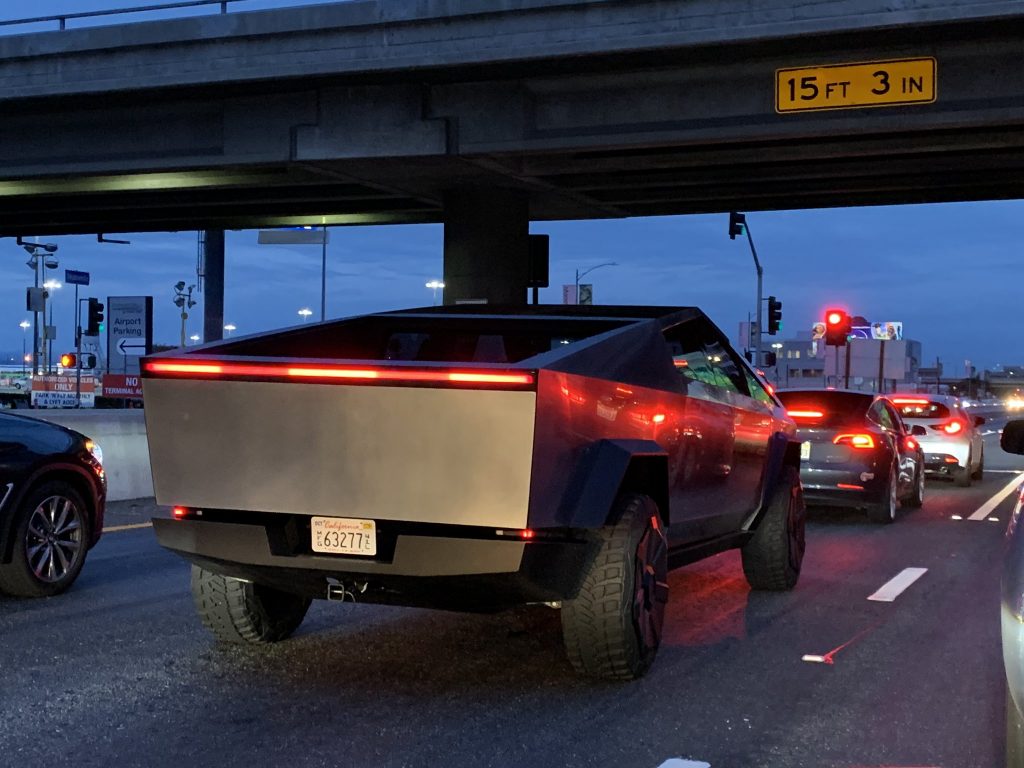 Cybertruck spotted