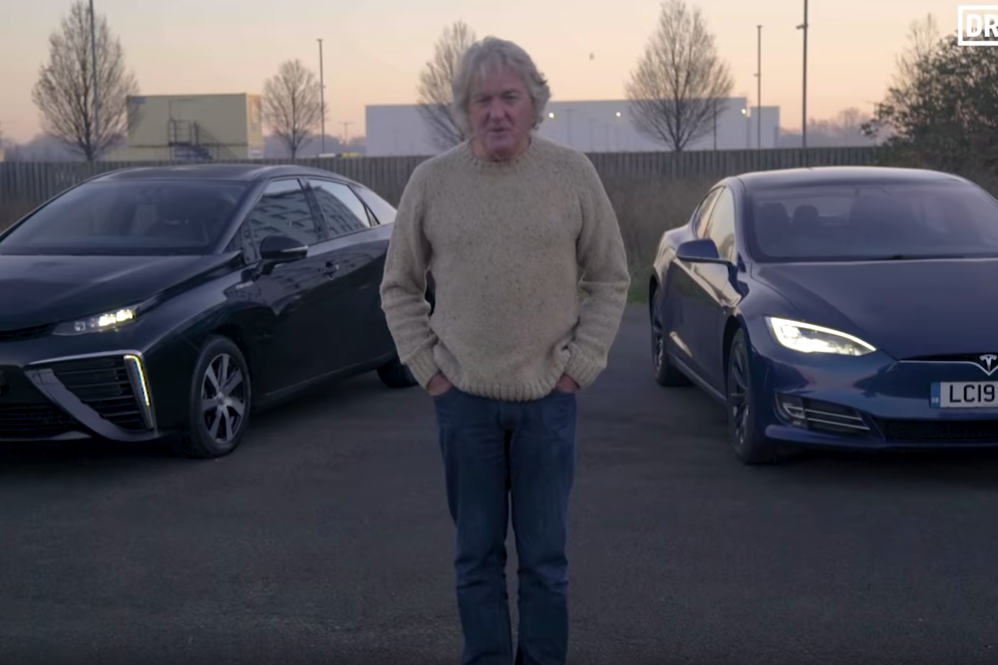 James May Model S vs Toyota Mirai