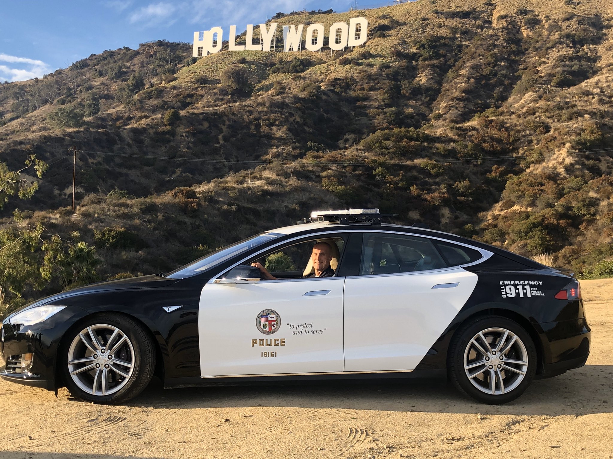 LAPD Tesla Model S