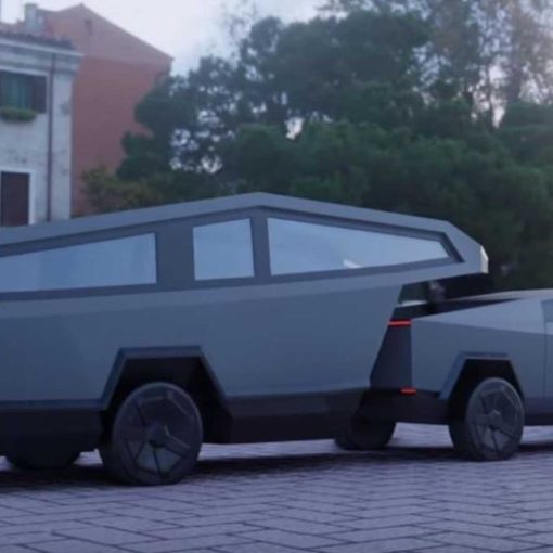 MotorhomeMan Fifth Wheel Cybertruck render