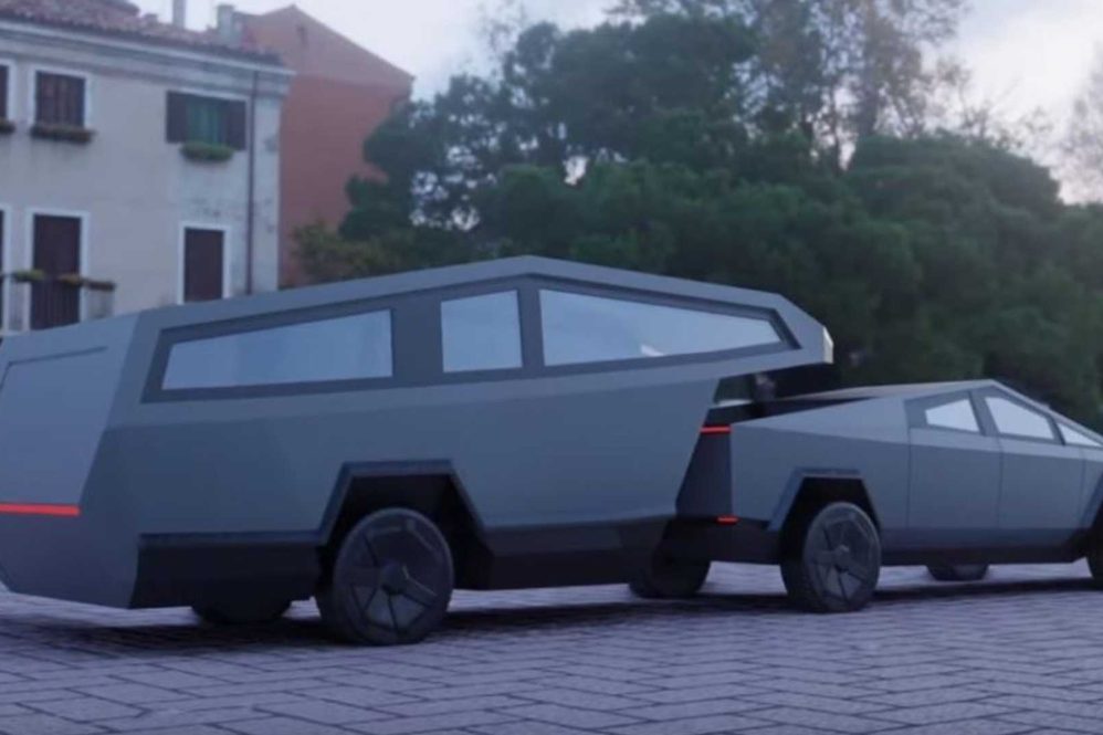 MotorhomeMan Fifth Wheel Cybertruck render