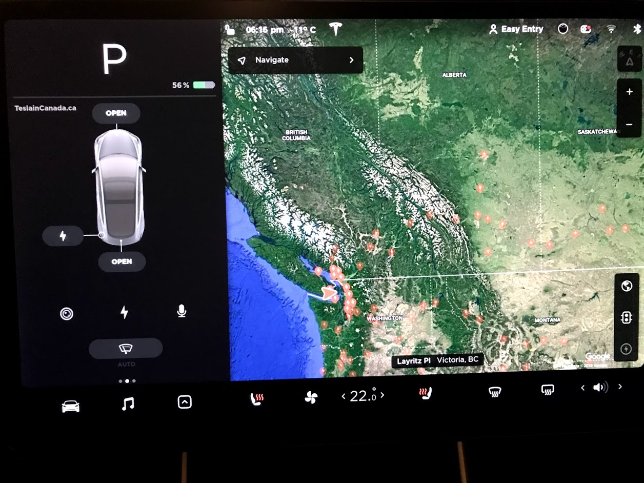 Satellite maps and live traffic now available for SR+ in Canada, and