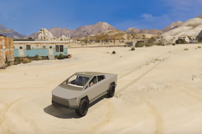 Tesla Cybertruck in GTA V