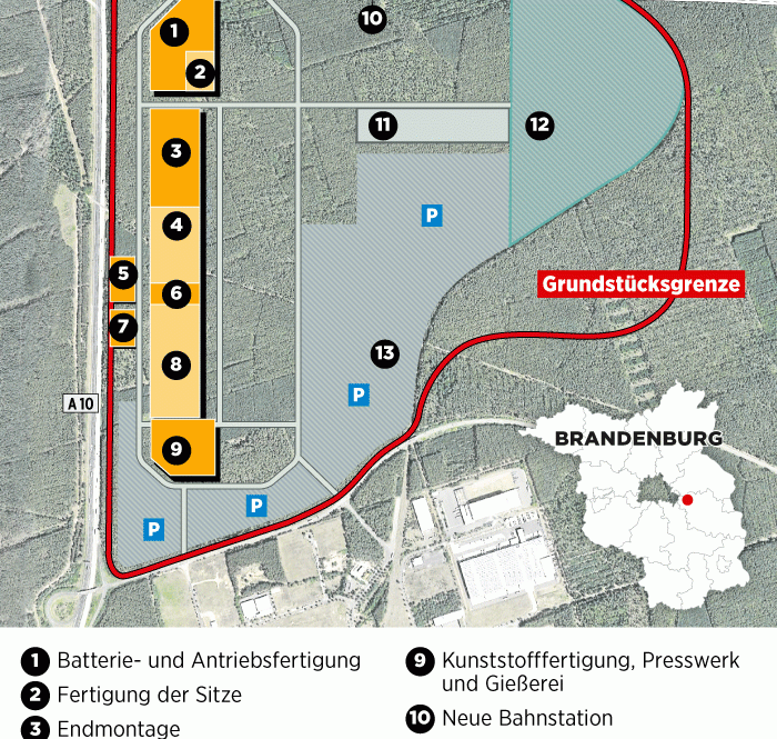 Tesla Gigafactory 4 Berlin Brandenburg