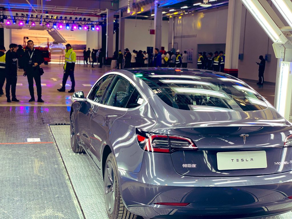 Tesla Model 3 China ceremony