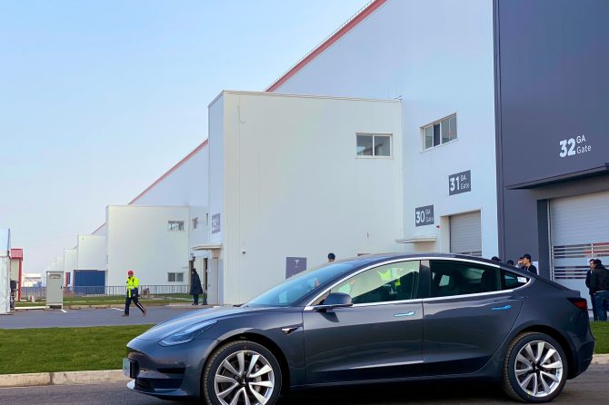 Tesla Model 3 China ceremony 2