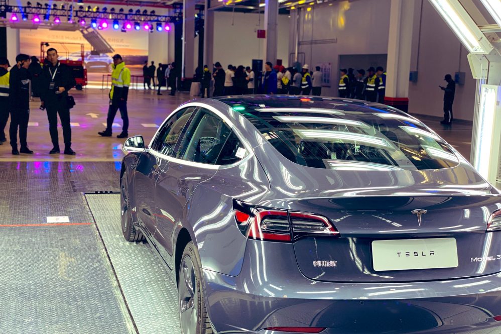 Tesla Model 3 China ceremony
