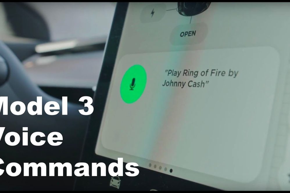 Tesla Model 3 voice commands